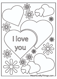 Various themes, artists, difficulty levels and styles. I Love You Coloring Pages Updated 2021