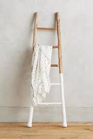 I Ve Always Wanted A Blanket Ladder This White Dipped Ladder From Anthropologie Could Be An Easy Diy Project Ladder Decor Home Decor Anthropologie Home