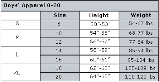 arizona boys size chart arizona boys jeans size chart