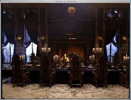 The Haunted Mansion Dinner Scene Haunted Mansion Haunted Mansion Disneyland Gothic House