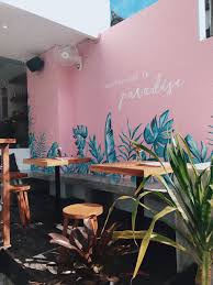 Kynd Community Bali Mural Art Coffee Shop Decor Cafe Decor