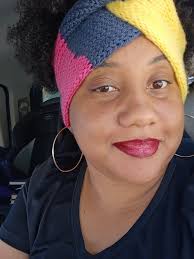 My hat creation for the day! Took a while to do because of the alternating  colors but so worth it. Will be wearing this for my son's next basketball.  They are the