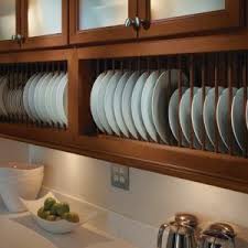 They are highly resistant to heat and moisture while their materials are strong and durable. Plate Holders For Kitchen Cabinets Kitchen Cupboard Designs Cabinet Plate Rack Farmhouse Storage Cabinets