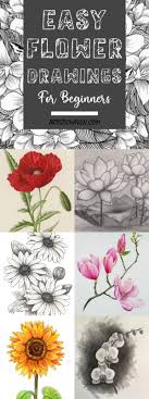 How to draw 3d shapes. How To Draw A Flower 45 Easy Flower Drawings For Beginners