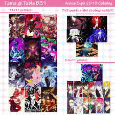 Spoopy Tama Commissions Closed On Twitter Anime Expo 2019 Catalogue I Ll Be At Table B31 In Artist Alley I Hope To See You There N N Axartistalley2019 Ax2019 Https T Co 6bi56mfz3i
