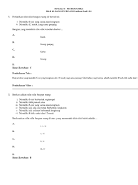 Bangun ruang yang memenuhi keempat sifat tersebut adalah. Sd Kelas 6 Matematika Bab 12 Bangun Ruanglatihan Soal 12 1 1
