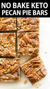 Keto Pecan Pie Bars Vegan Paleo Recipe In 2020 Keto Pecan Pie Keto Recipes Easy Pecan Pie Bars Recipe