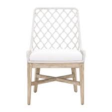 Woven Lattis Outdoor Dining Chair Set Of 2 Outdoor Dining Chairs Dining Chairs Woven Dining Chairs