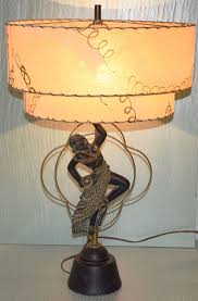 1950 S Nubian Black Americana Blackamoor Tiered Shaded Retro Table Lamp Retro Table Lamps Vintage Table Lamp I Love Lamp