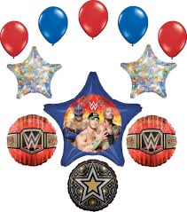 Birthdays of current and former wwe, aew, impact, nxt, roh, wcw, ecw and some indie and international wrestlers. Wwe Party Supplies Birthday Balloon Bouquet Decorations Walmart Com Walmart Com
