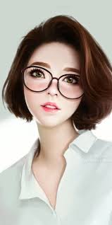 Check spelling or type a new query. Cute Beautiful Woman Brunette Short Hair Glasses 1080x2160 Wallpaper Beautiful Brunette Glasses Ha Muchacha Del Arte Ninas Con Lentes Chicas Con Gafas