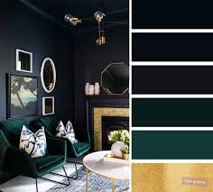 The Best Living Room Color Schemes Dark Blue Dark Green Gold And Blueberry Dark Green Living Room Living Room Green Living Room Color Schemes