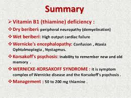 Wernicke Korsahoff Syndrome