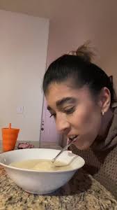 Con este clima un arroz con leche my fav👌🤤😍 #eatwithme #mukbang #fyp