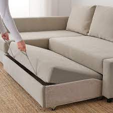 Bevor du dir dein sofa mit schlaffunktion auswählst, beachte immer, wie viel platz du brauchst und was in. Friheten Eckbettsofa Mit Bettkasten Hyllie Beige Ikea Osterreich