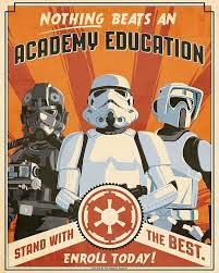 Star Wars Imperial Academy Star Wars Empire Star Wars Poster Star Wars Prints