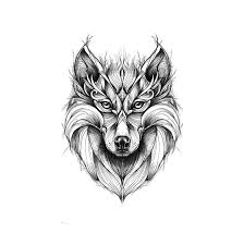 Coloriage mandala animaux adulte tete de lion jecolorie com. Tatouage Dessin De Loup Louragan