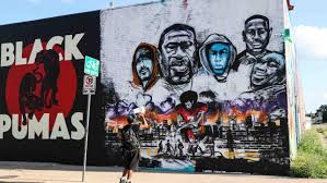 George floyd houston speed artist ange hillz creates stunning tribute to george floyd during funeral. Austin Artist Paints Downtown Mural In Honor Of George Floyd