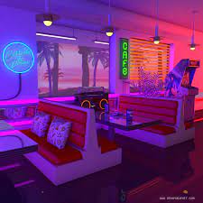 We undertake this nice of 80s aesthetic vaporwave graphic could possibly be the most trending topic in the same way as we ration it in google help or. Vaporwave Room Artwork Heavily Inspired By 80 S Aesthetic Nostalg Diner Aesthetic 80s Aesthetic Neon Aesthetic