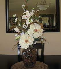 Magnolias Artificial Floral Arrangements Dried Flower Arrangements Spring Flower Arrangements