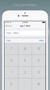 Baby Growth Chart App For Iphone Free Download Baby Growth