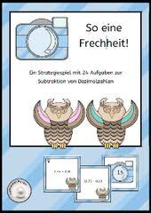 X deuten dezimalzahlen und prozentzahlen als andere darstellungsform für brüche und stellen sie an der zahlengerade dar; Strategiespiel Zur Addition Und Subtraktion Von Dezimalzahlen Dezimalzahlen Subtraktion Spiele Addition Und Subtraktion