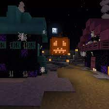 Capes are commemorative items and are worn in addition to the player's skin. Spooky Halloween Panorama Bedrock Edition Beta Minecraft Texture Pack