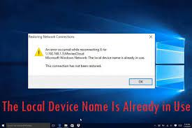 This Connection Has Not Been Restored Windows 10 In 2021 The Locals Windows System Administrator