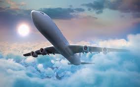 Download Wallpapers Airplane 4k Sky Clouds Art Besthqwallpapers Com Cool Pictures Airplane Wallpaper Clouds