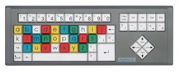 Tastaturen sind für die meisten gängigen sprachen auf die häufigsten buchstabenkombinationen ausgelegt. Big Key Lx Abc Layout Farbcodiert Tameno