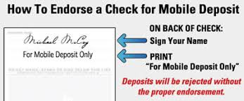 How to sign your check over to someone else. Mobile Check Deposit