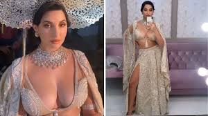 Nora Fatehi Seems Horny In Bralette With Plunging Neckline, S