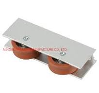 U/V/H Groove Single Nylon Color Wheel Aluminum Window Door Roller Bracket  Pulley (ML-GS003)