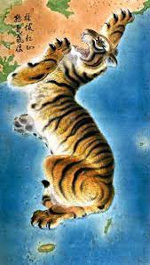 452 The Korean Tiger Strange Maps Big Think Korea Map Korean Art Korean History