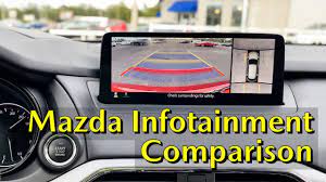 Mazda New 10 25 Screen Vs Old 9 Infotainment Screen Backup Camera Comparison Youtube