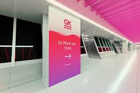 Navigation Wayfinding Mock Up Wayfinding Mockup Mockup Free Psd