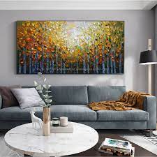 Jene möchten leinwand wohnzimmer kaufen, wissen aber nicht, was jetzt für ihr zuhause am sexiesten ist? Malerei Landschaft Leinwand Moderne Gemalde Fur Wohnzimmer Wand Bilder Baum Malerei Abstrakte Olgemalde Auf Leinwand Handmade Oil Painting Paintings On Canvasoil Painting On Canvas Aliexpress