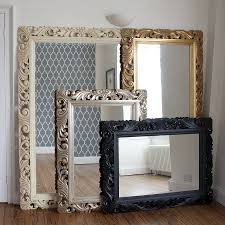 25x 16 oval vintage decorative victorian wall mirror,white wooden frame, antique princess decor for bedroom,playroom,dressers,living room. Custom Size Framed Mirrors In Fort Myers Frameworks