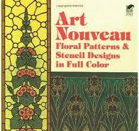 Amazon.com: Art Nouveau Floral Patterns and Stencil Designs ...