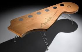 Fender Guitar Headstock Coffee Table Slipperybrick Com Music Furniture Funky Furniture Coffee Table Design