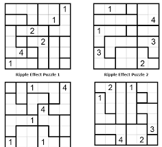 Black And White Puzzle Game Ripple Effect Logic Game 12 Puzzles With Solutions Logic Games Logic Puzzle Games Family Math Night