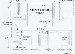 minimalist standard kitchen cabinet toe kick size