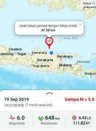 Kamis, 19 september 2019 15:01. Tuban Diguncang Dua Gempa Bmkg Tidak Potensi Tsunami Times Indonesia