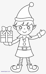Download and print out this mistletoe coloring page. Christmas Elf Coloring Pages With Page Clipart Sweet Easy Christmas Elf Coloring Pages Transparent Png 4446x6900 Free Download On Nicepng