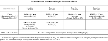 Calendário de exames e provas para 2019/2020 | comregras. Calendario Dos Exames Nacionais Provas Finais E Equivalencia A Frequencia 2019 20