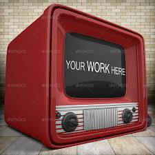 38 Best Tv Mockup Psd Free And Premium Download Old Tv Mockup Free Psd Showcase Design