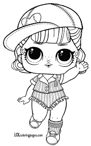 Short Stop Series 3 Wave 2 Lol Surprise Doll Coloring Page