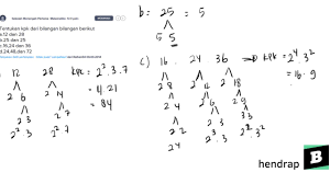 3 6 9 12 15 18 21 24. Tentukan Kpk Dari Bilangan Bilangan Berikut A 12 Dan 28 B 25 Dan 25 C 16 24 Dan 36 D 24 48 Dan 72 Youtube