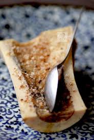Roasted Bone Marrow With Mushroom Salt Cuisine Et Boissons Recettes De Cuisine Nourriture De Tous Les Jours