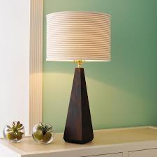 Base Artisan Wood Square Arc Base 3 Colors Shades Of Light Lamp Table Lamp Wood Square
